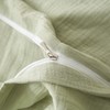 DXHOME Muslin Bed Linen 135 x 200 cm Green Plain