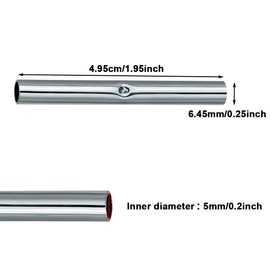 30 Pcs Metal Connectors for 5 mm Detachable Fiberglass Support 2 Inch Greenhouse Hoops Stakes Connectors Kit Green Plant Support Stake Connectors