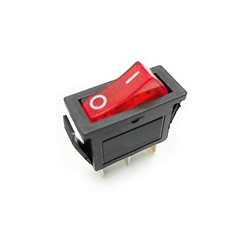 Rocker Switch Lighted On Off for Electric Fireplaces 120 Volt