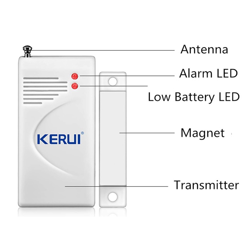 KERUI 433MHz Wireless Door/Window Magnetic Sensor For GSM Home Security