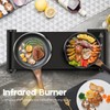1800W Dual Infrared Burner Electric Hot Plate, High Power for