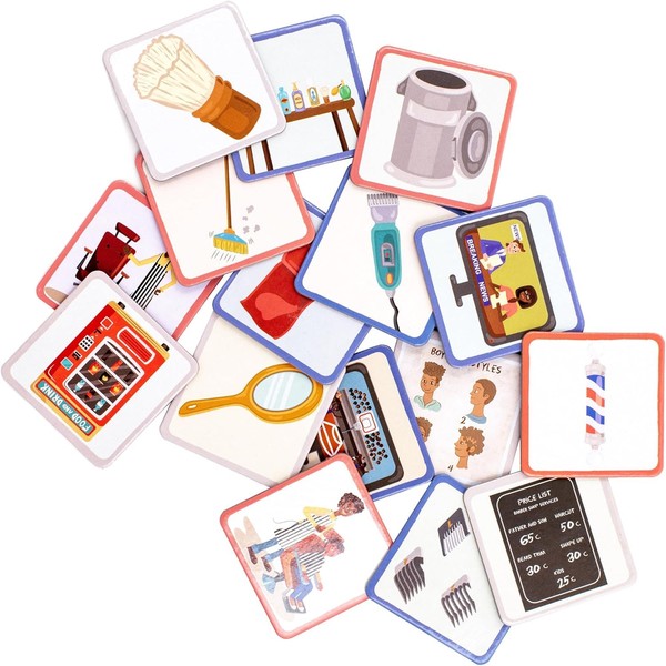 Upbounders® A Day at The Barbershop Kids Memory Match Game