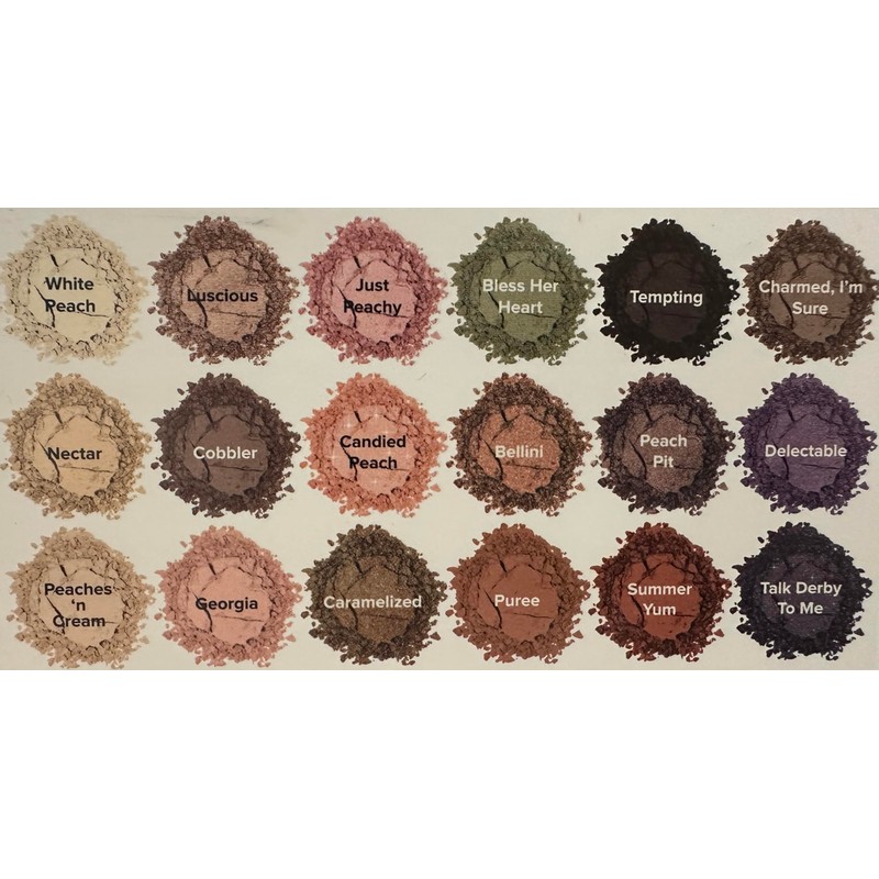 Sweet Peach Eye Shadow Palette, 18 Colors