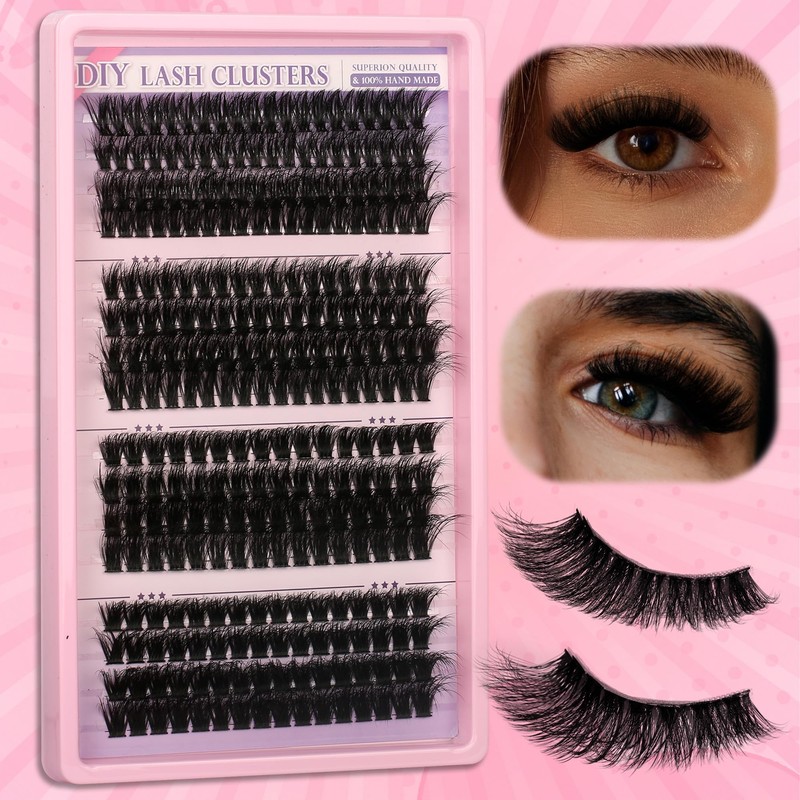 Himirell 280 Pcs Lash Clusters Extensions Kit - 60D 80D