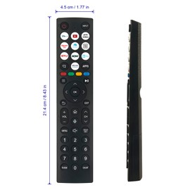 ALLIMITY ERF2AE36 ERF2AE36H Voice Remote Control Compatible with Hisense E77NQ QLED TV 43E77NQ 50E77NQ 55E77NQ 58E77NQ 65E77NQ 75E77NQ 85E77NQ 43E63NT 50E63NT 50E63NT 5 5E63Nmeeting meeting T 65E63NT