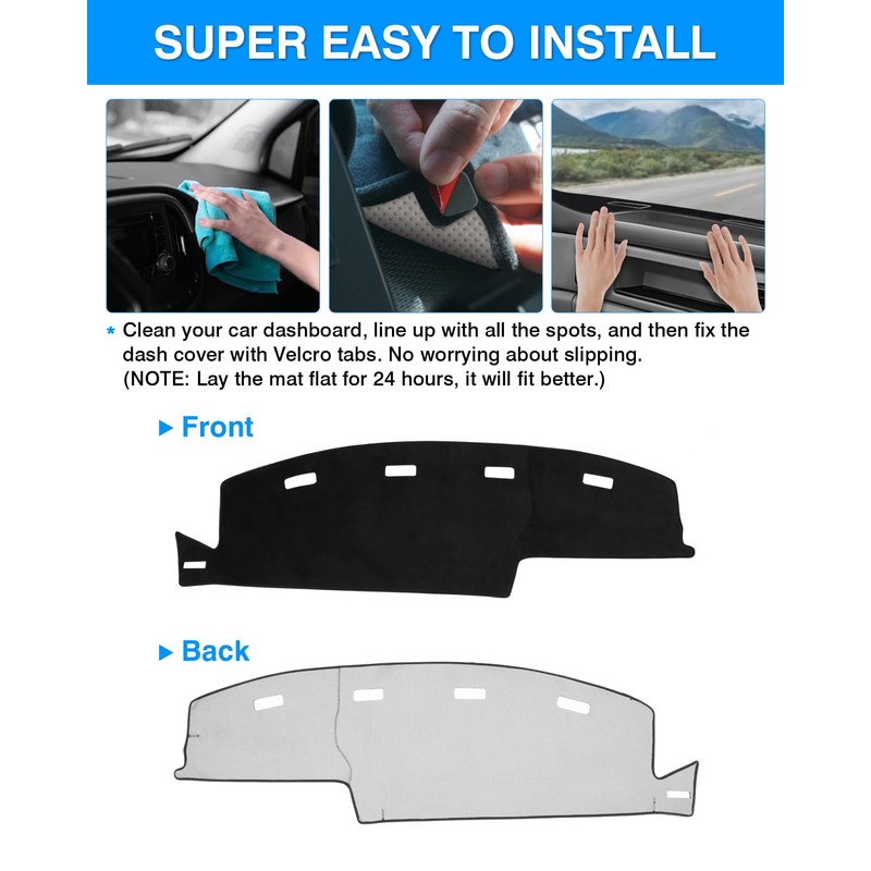 Autorder Dashboard Mat for 2011-2018 Dodge Ram 1500 2500 3500