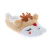 Kathyland Cute Elk Deer Animal Fluffy Slippers for Women Kids