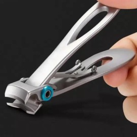 스테인리스 깔끔 손발톱 정밀 네일 클리퍼 Stainless Steel Nail Clipper for Clean and Precise Trimming of Fingernails and Toenails [Silver]