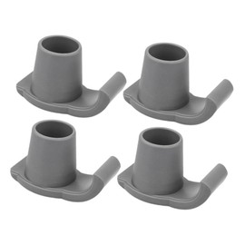 Baluue 4pcs Walker Ski Glides Anti- for Walkers Shockproof Sliders for Stability Easy to Install Accessories for Elderly Mobility Compatible Shafts