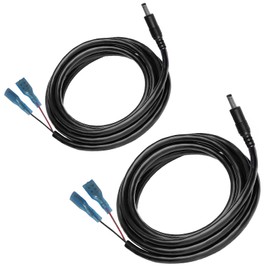 Trail Camera Power Cable, 5.5x2.1mm DC, Compatible with Stealth Cam, Spypoint, Moultrie, Browning, Wildgame Innovations, Muddy, Black Gate, Covert WC20, etc., 79"(2PC)