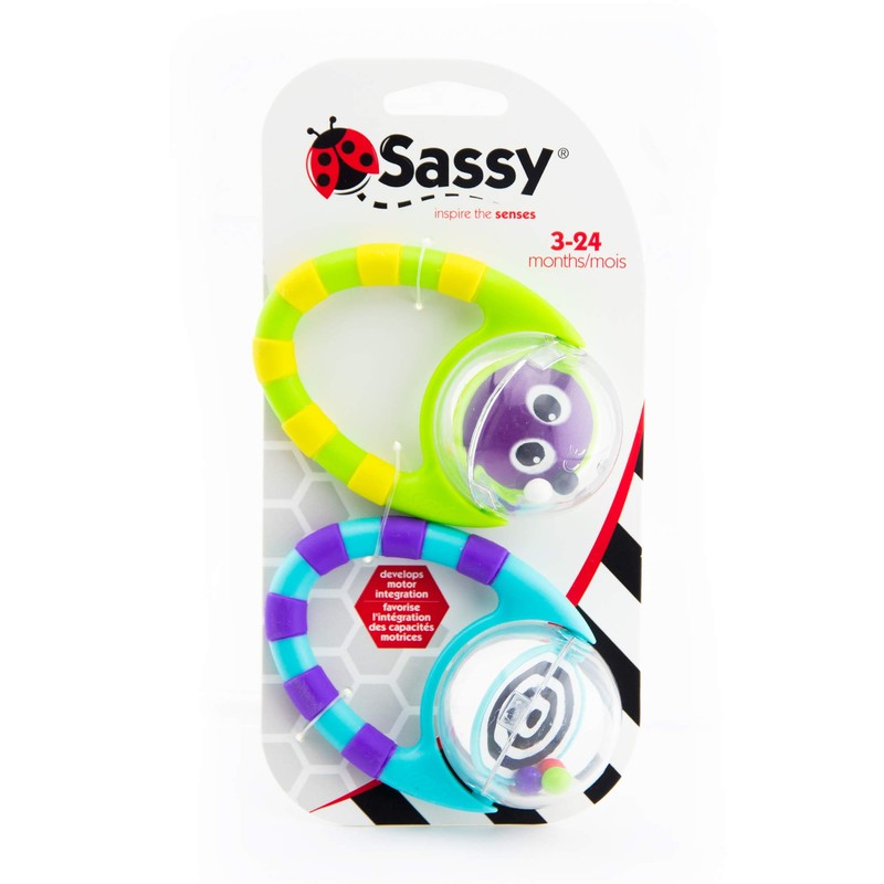 Sassy Flip & Grip Rattle | Value 2 Pack |