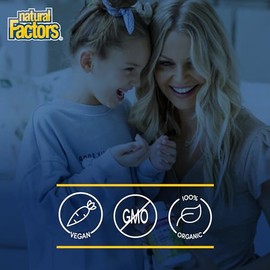 Natural Factors Natural Factors, Stress Relax Suntheanine, L-Theanine, 100mg, 60 Vegan Chewable Tablets, Vegetarian, Soy Free, Gluten Free, Non-GMO