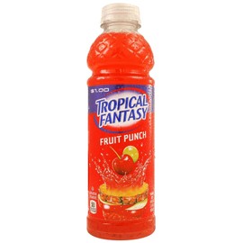 Tropical Fantasy Fruit Punch Juice Cocktail, Fruit Punch, 22.5 Fl Oz