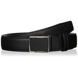 Moliya Leather Goods Men's Belt Adjuster, Made in Japan, Black