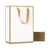 YACEYACE White Gift Bags - Medium Size, 20 Pcs, 8"x4"x10.5",