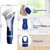 CELOX Dish Brush with Soap Dispenser, Soap Brush for Kitchen