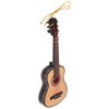 Guitar Ornament Resin Miniature Guitar Hanging Ornaments for Christmas Birthday