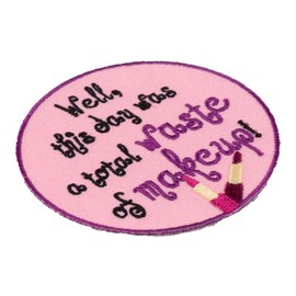 Total Waste of Makeup Lipstick Patch, Embroidered Ladies Patches