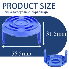 Ershengsan 2 PCS Trimmer Spool Cover Compatible with Mac Allister MGTP18Li / McGregor MCT2X1825 Trimmer Line
