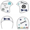 MDBB Fixing My Flat Cranial Baby Helmet Doc Band Decal