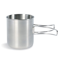 Tatonka - Tazza in Acciaio Inox con Manico Pieghevole, 600 Ml