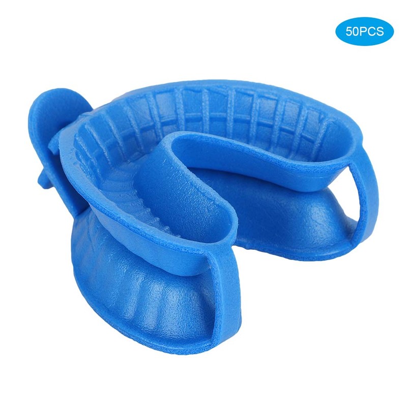 50Pcs/Set Disposable Fluoride Tray Dual Arch Trays Dental Accessory ToolsL