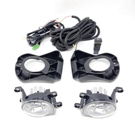 LEDIN White LED Fog Light Set Compatible For 2022-2024 TY Corolla Cross Switch Wire Bracket Kit