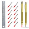 Glieskir 2 Pack Tungsten Carbide Scriber with Magnet,with Extra 12