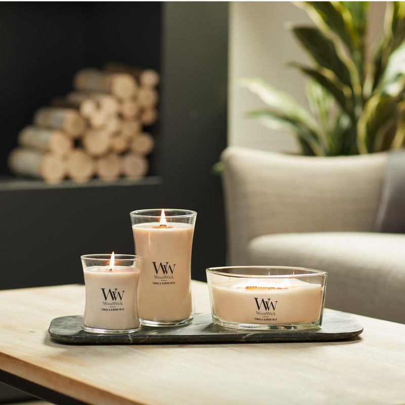 WoodWick Tonka & Almond Milk Gifts for Women and Men,