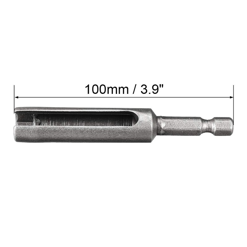 sourcing map 10mm Nut Driver, 1/4" Quick-Change Hex Shank Slotted