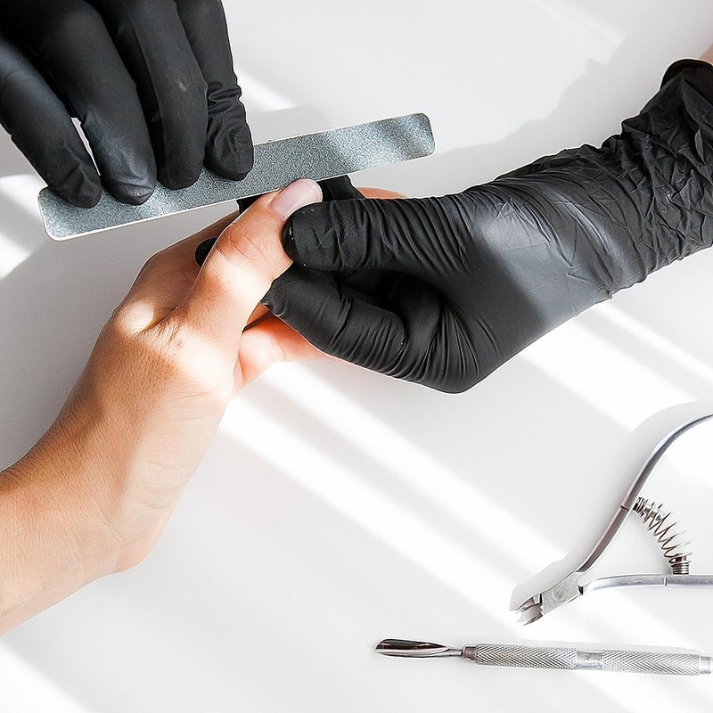 ForPro Professional Collection Disposable Nitrile Gloves, Chemical Resistant, Powder-Free, Latex-Free,
