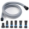 10FT Shop Vac Hose Dust Collection Hose Kit for Home