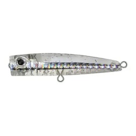 Bassday AL-476 Crystal Popper 55S Kira Silver 2.2 inches (55 mm)