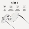 Cyxus 100% Titanium Blue Light Filter Glasses Men Women with