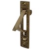 The King's Bay Solid Brass Victorian Pocket Door Pull (Brass)