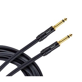 Ortega Guitars Tour Series Cable OTCIS-20 Instrument Cable Length 6 m Straight and Straight Plastic Sheath Black
