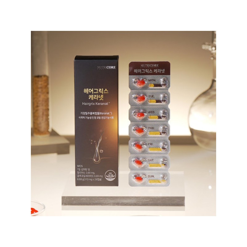 NutriCore 뉴트리코어 헤어그릭스 케라넷 1박스 4주분 NutriCore Hair Grex Kera