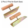 uxcell Inside and Outside Corner Trowels 2 Inch Galvanized Steel