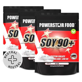 Incomparable Superb Flavour, Pure Vegan SOY Protein Isolate, Soy 90 +, Instantisiert, without Gentechnisch and Plant Östrogenen Free. 1000 g) Powder, , ,