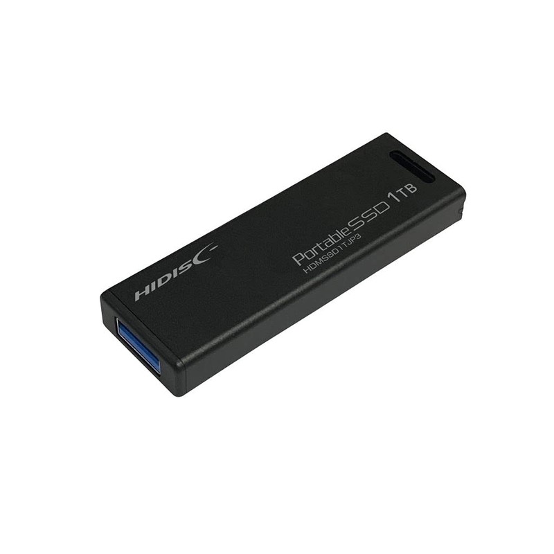 HIDISC 1TB HDMSSD1TJP3R USB 3.2 Gen2 Compatible Data/Recording MiniStick Portable