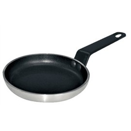Vogue S340 Blinis Pan, 150 mm Diameter, Heavy Duty Aluminium, Non-Stick