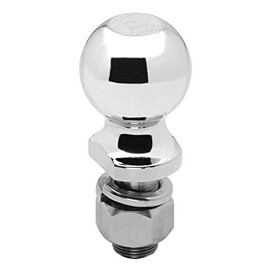 Fulton 6385288 Trailer Hitch Ball, 2 in. Diameter, 6,000 lbs. Capacity, 1 in. Shank Dia, 2-1/8 in. Shank Length, Stainless Steel