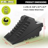 Prime 1 PR1ME Heavy Duty Rubber Wheel Chocks, Rubber Tire