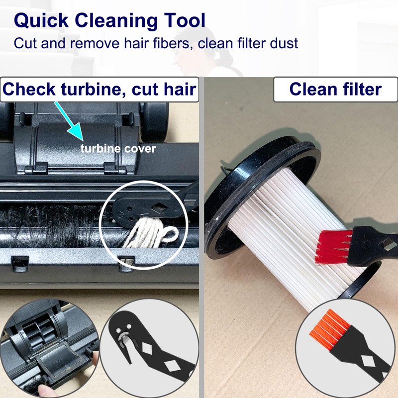 Portek Vacuum Attachments Compatible with Shark Navigator Lift-Away Deluxe Rotator