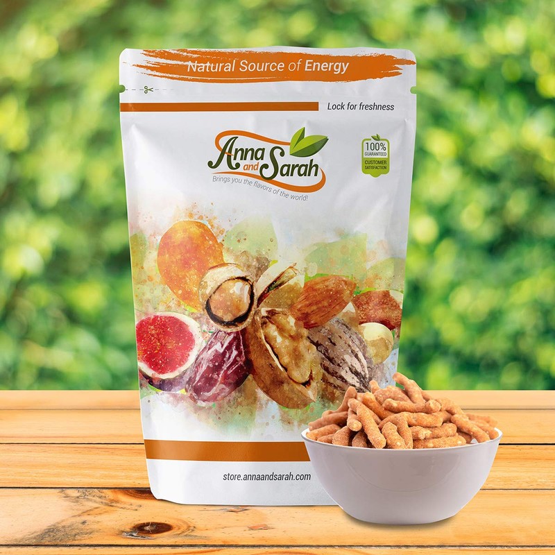 Anna and Sarah Narrow Sesame Sticks in Resealable Bag, 2