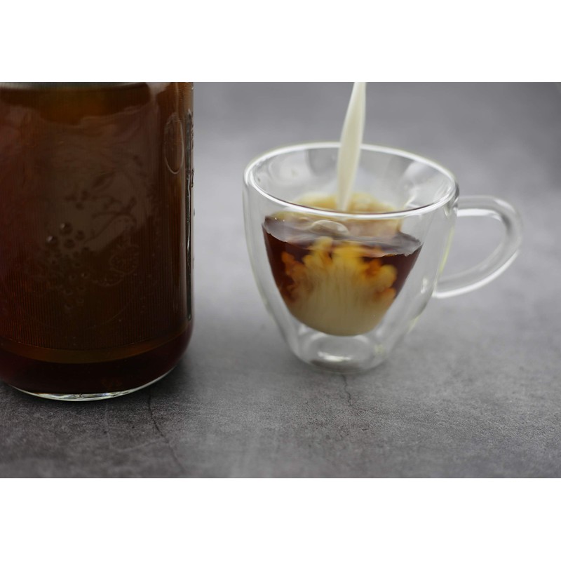 Cold Brew Coffee Filter for Wide Mouth Mason Jar, Food