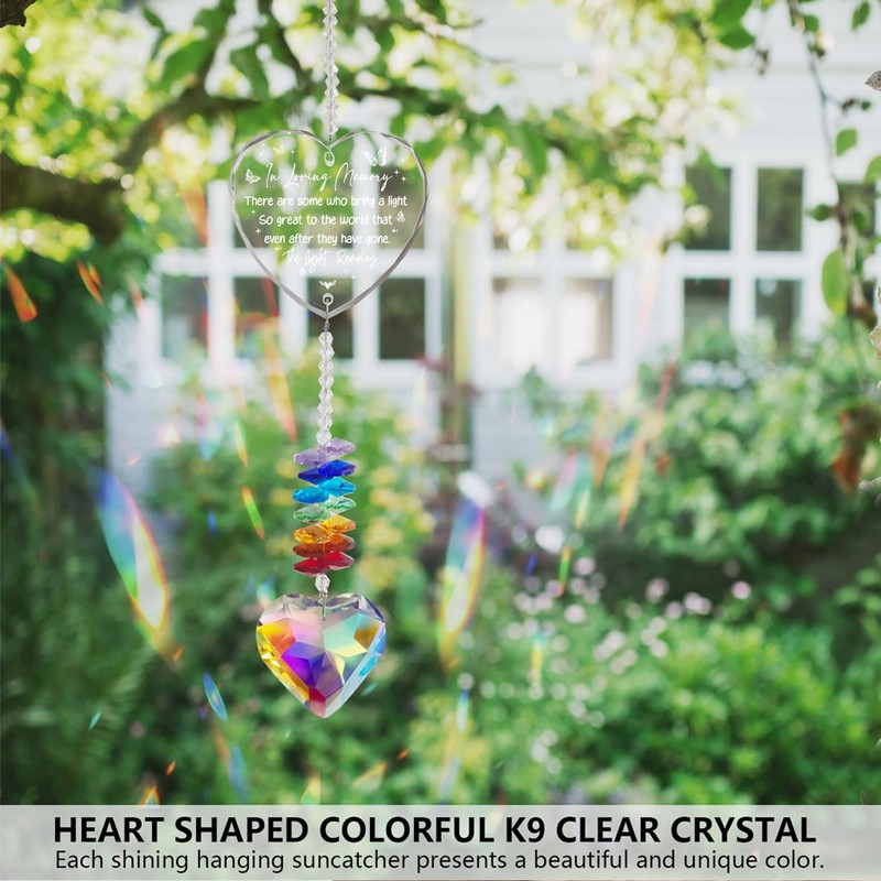 Memorial Gift for Loss of Loved One, Crystal Suncatcher Sympathy