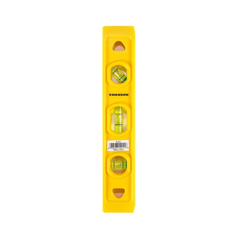 Swanson Tool TL011 9-Inch Speedlite Torpedo Level Yellow