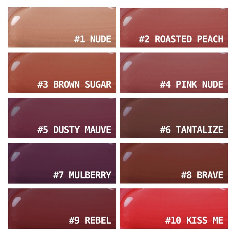 Ruby Kisses Lip Vinyl Tint - High-Pigment, Transfer-Proof, Smudge-Proof Liquid
