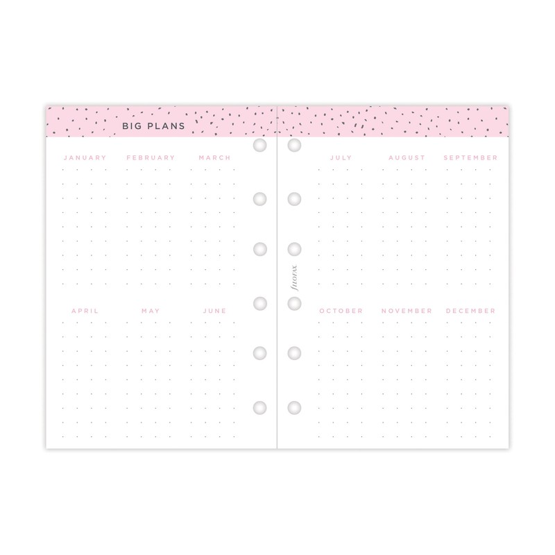 Filofax Pocket Confetti week to view diary - 2024, White